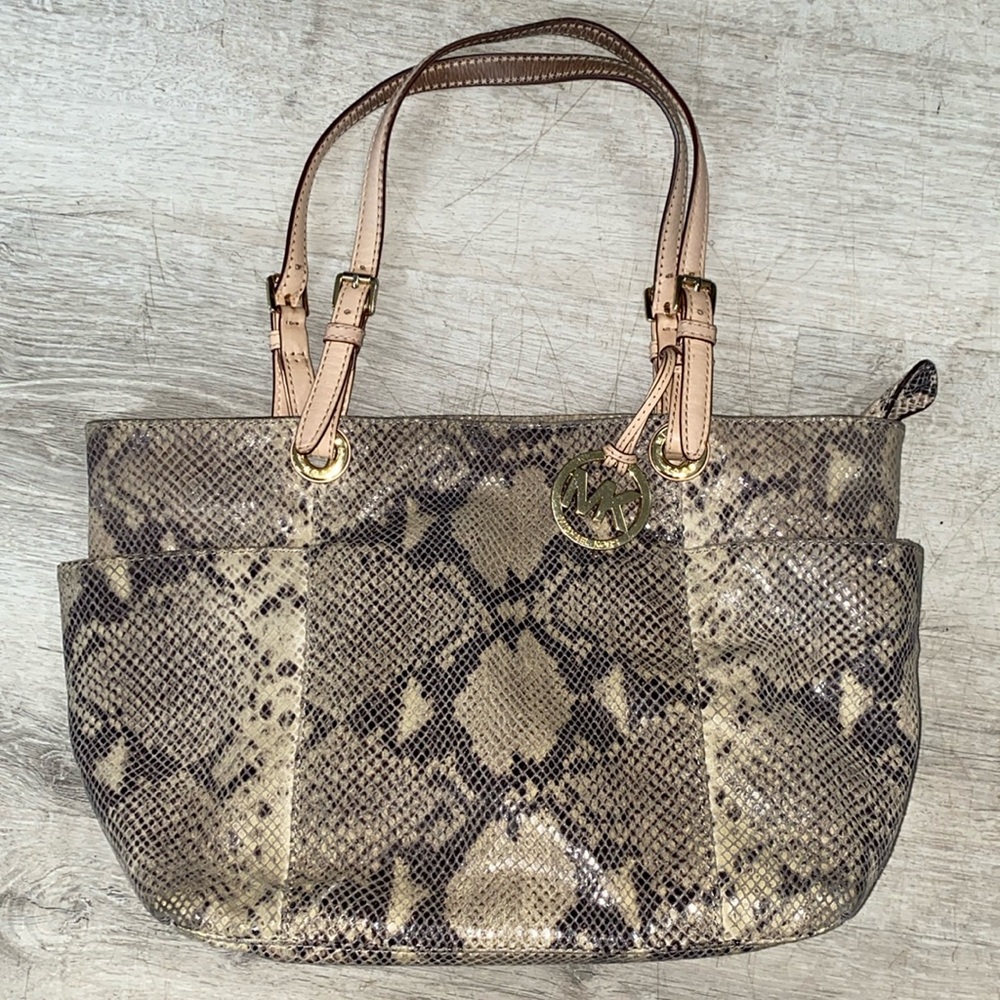 Michael Kors Snakeskin Shoulder Bag